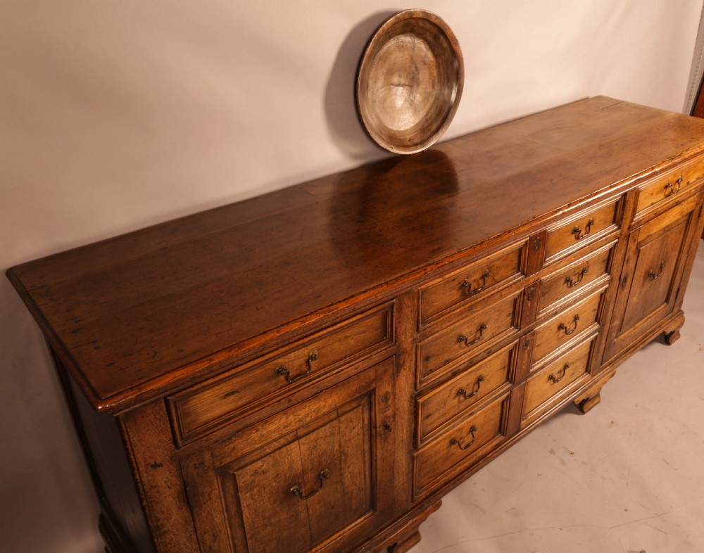 Superb Georgian Oak Serving Dresser Large View II