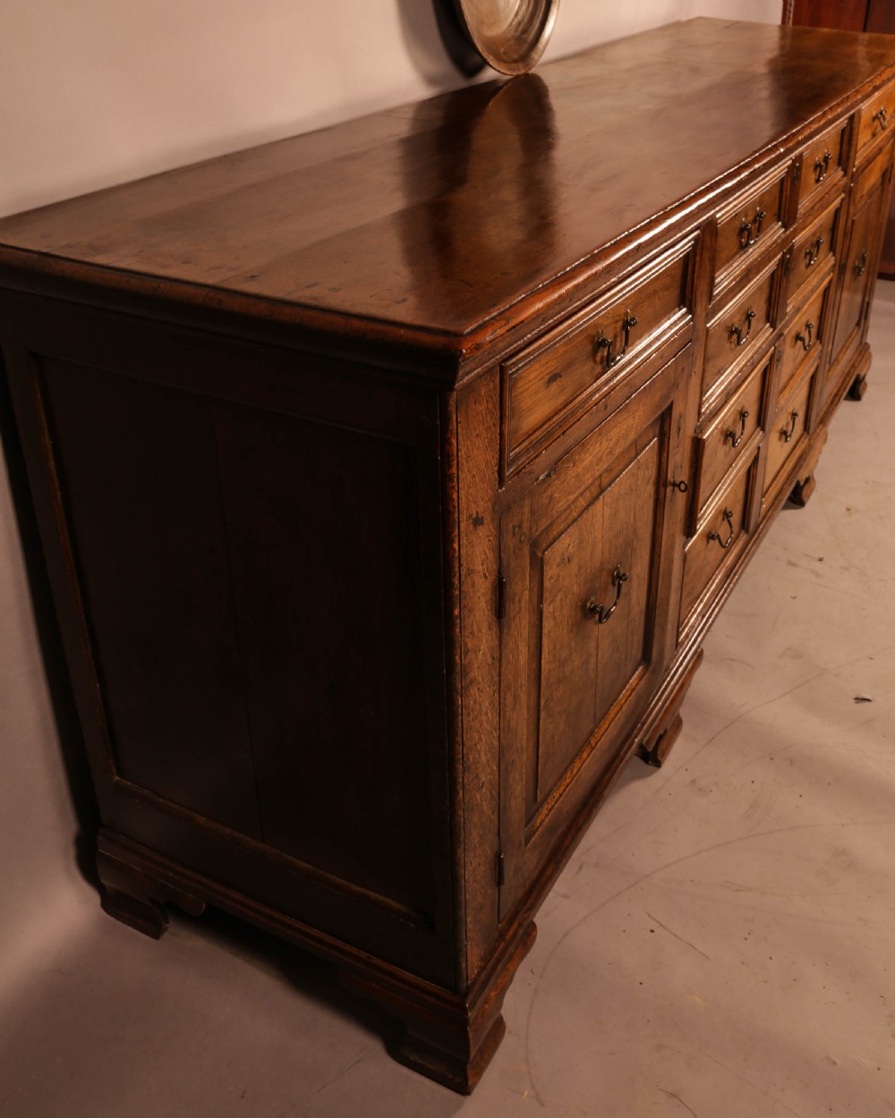 Superb Georgian Oak Serving Dresser Large View VIII