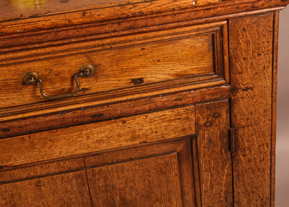 Superb Georgian Oak Serving Dresser Large View XVI