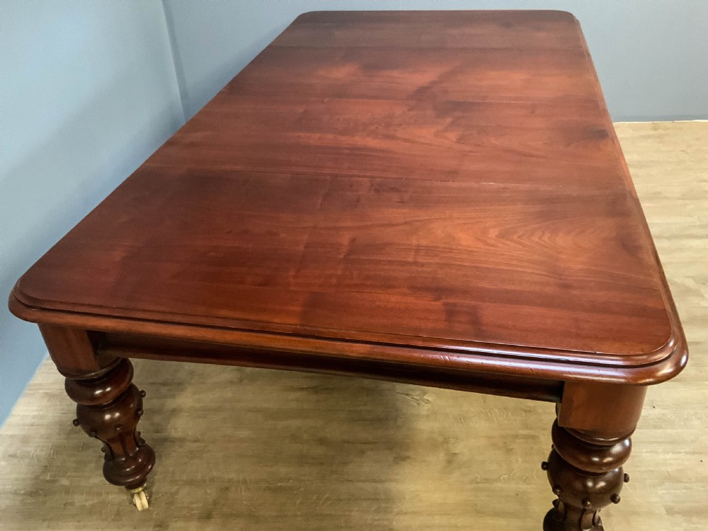A Victorian Mahogany Extending Dining table seats 10 View II