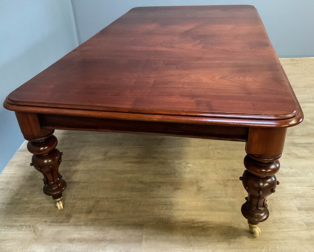 A Victorian Mahogany Extending Dining table seats 10 View IV