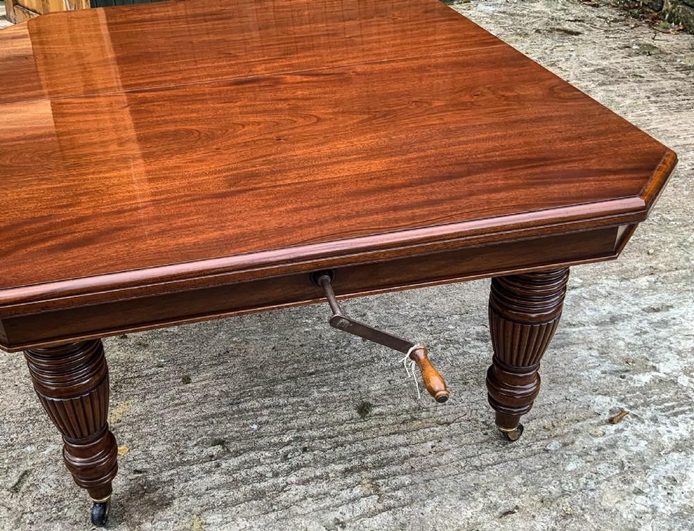 A Good Victorian Mahogany Extending Dining Table seats 14 View X