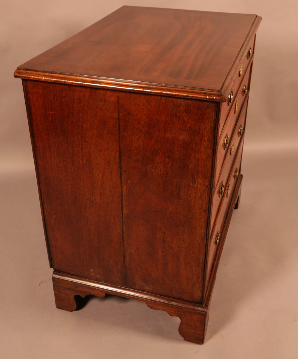 A Small 18th century Mahogany Chest of Drawers View II
