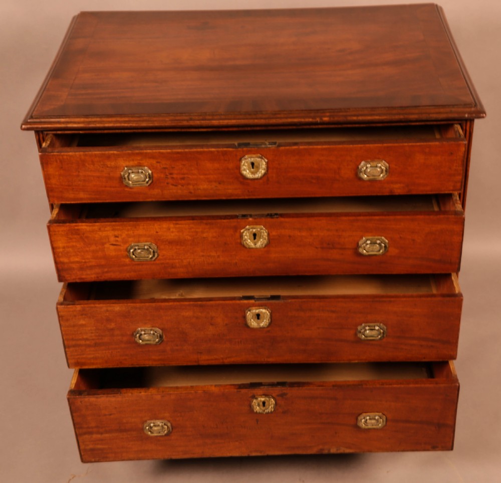 A Small 18th century Mahogany Chest of Drawers View V