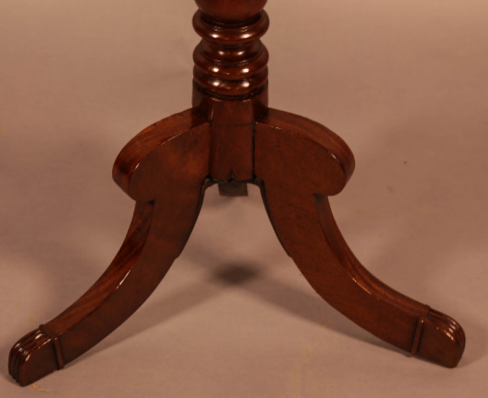 A Georgian Mahogany Tripod Table View IV