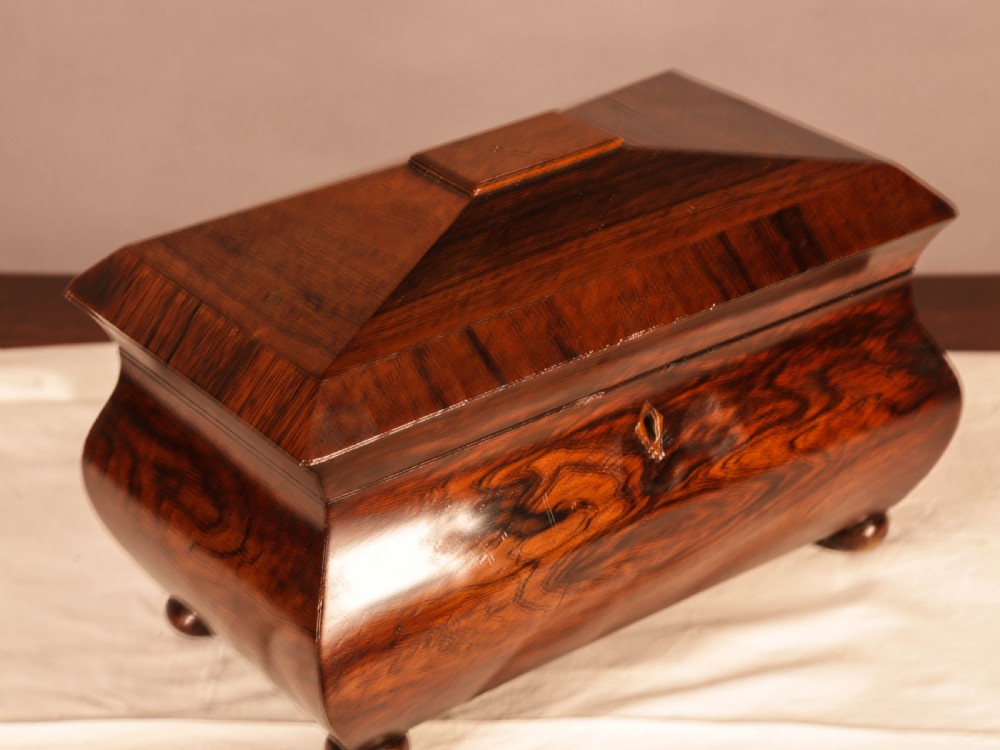 A William IV Tea Caddy in Rosewood View III