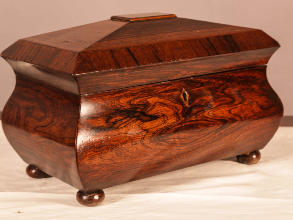 A William IV Tea Caddy in Rosewood View IV