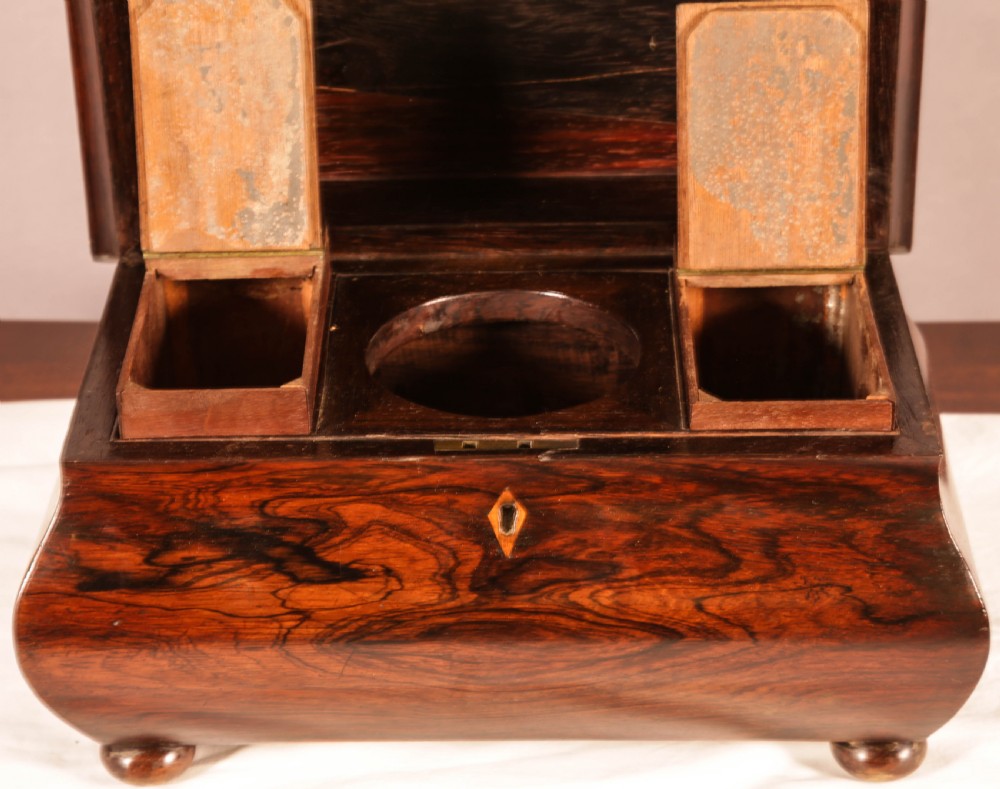 A William IV Tea Caddy in Rosewood View VI