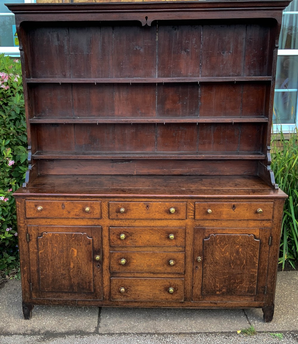 A Georgian Welsh Dresser in Oak great colour