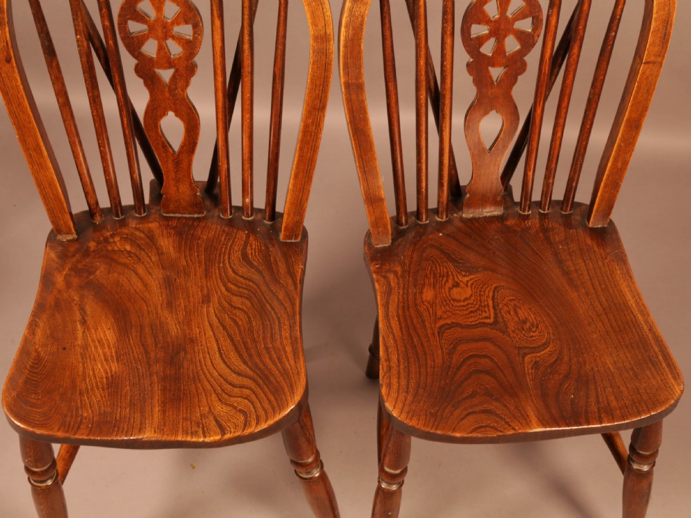 A set of 6 Kitchen Chairs c 1920 View V