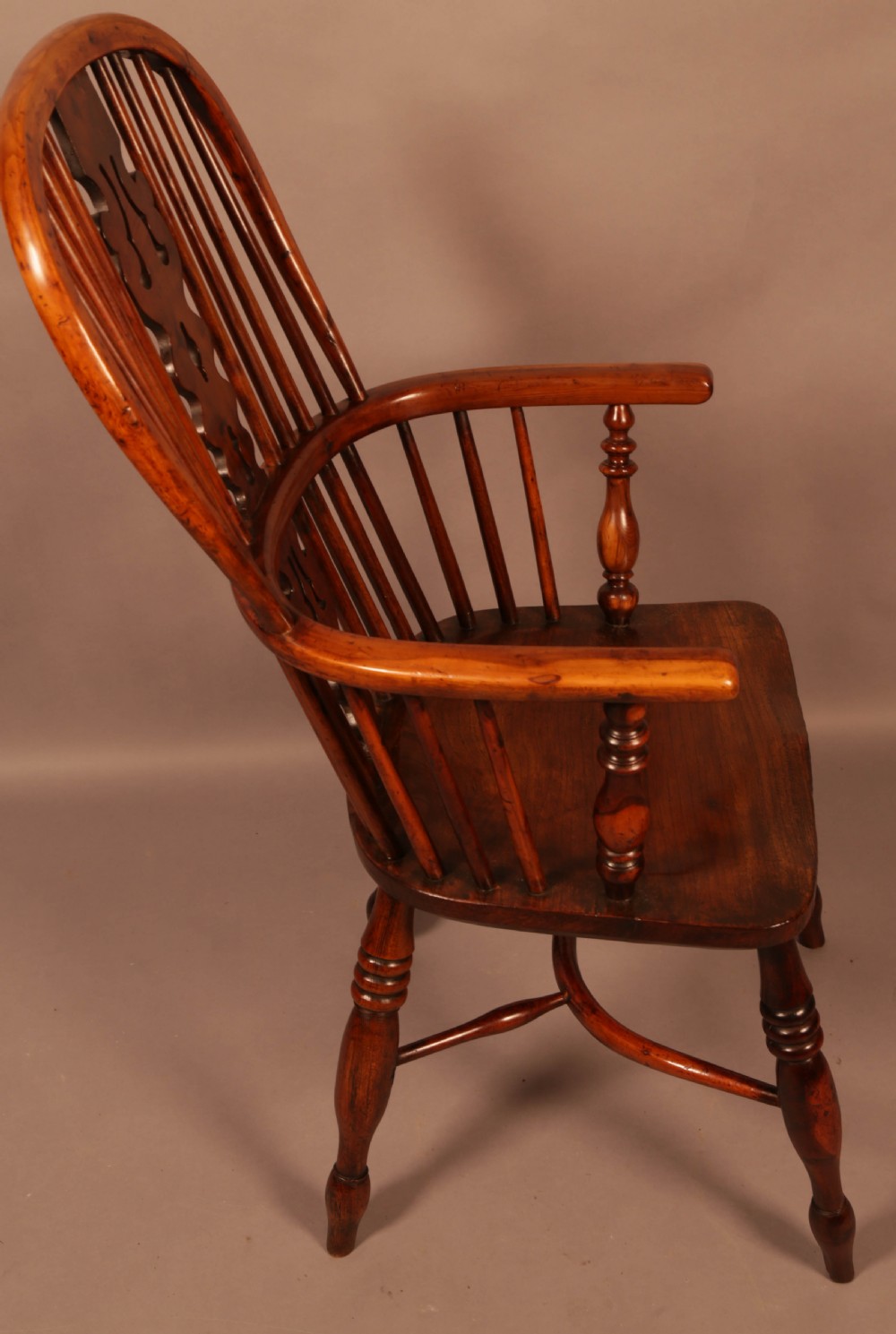 A Yew Wood High Windsor Chair Benjamin Gilling View II