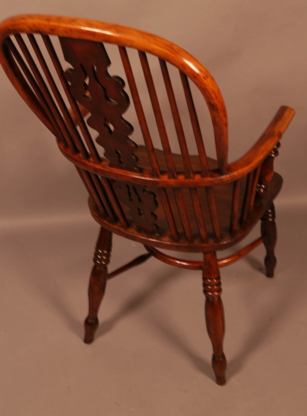 A Yew Wood High Windsor Chair Benjamin Gilling View III