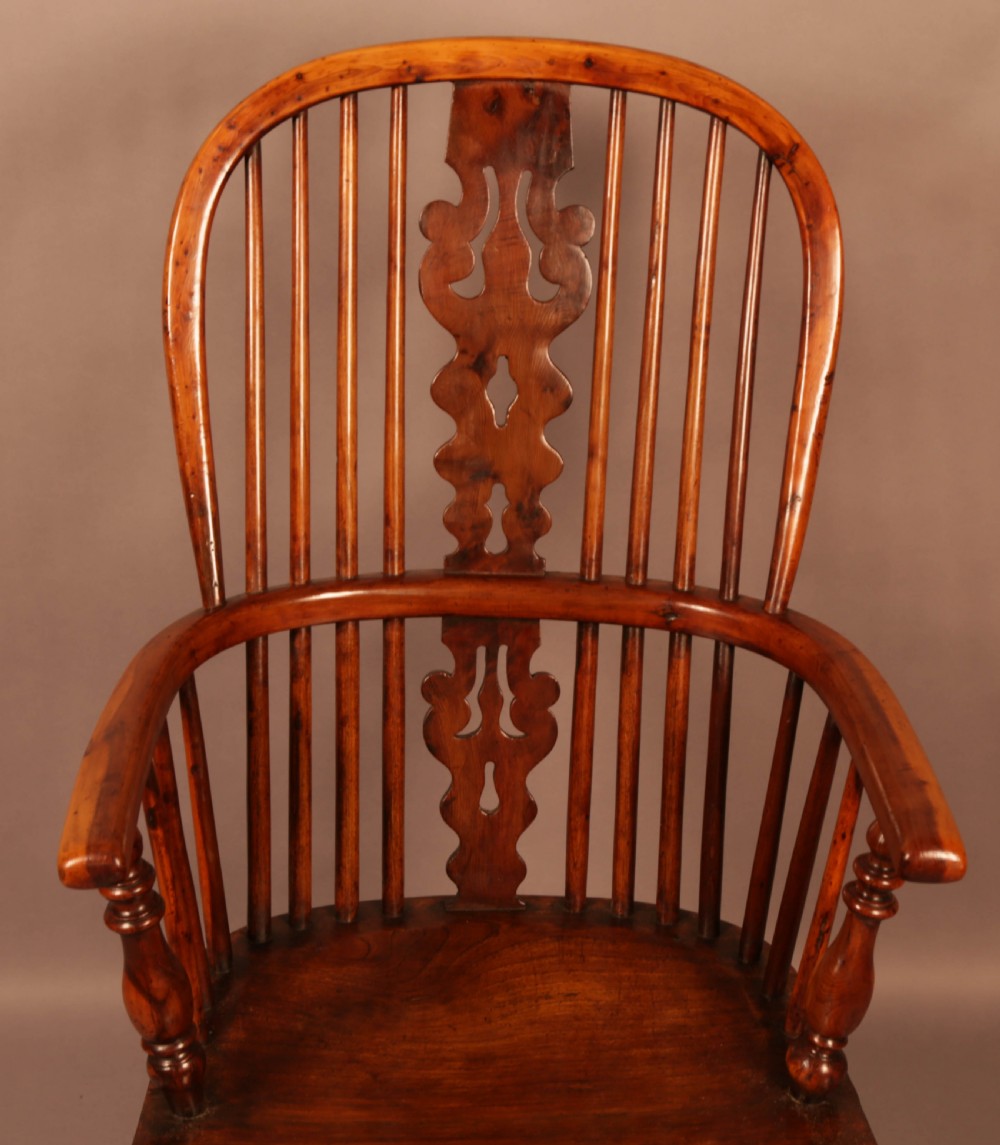 A Yew Wood High Windsor Chair Benjamin Gilling View IV