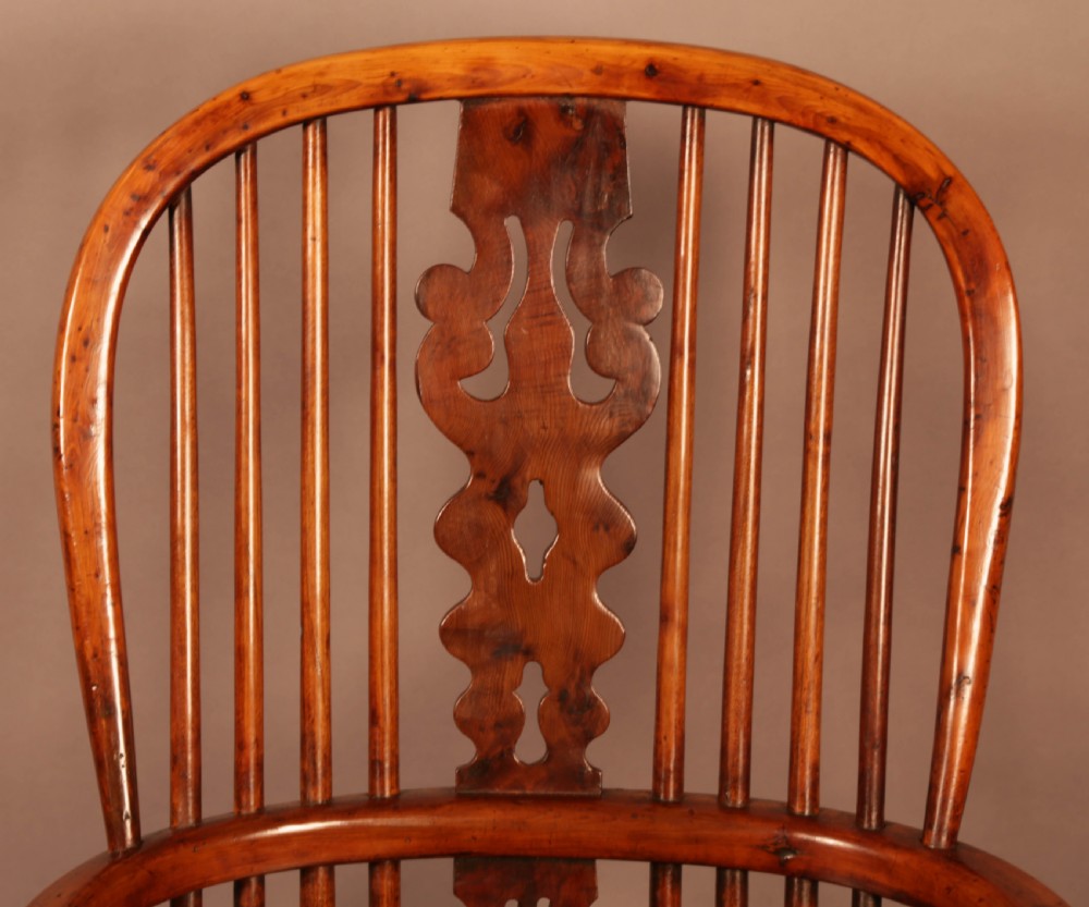 A Yew Wood High Windsor Chair Benjamin Gilling View V