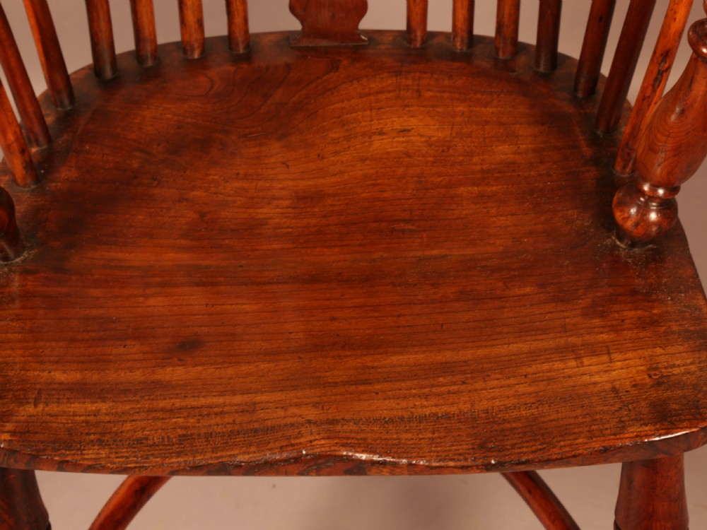 A Yew Wood High Windsor Chair Benjamin Gilling View X