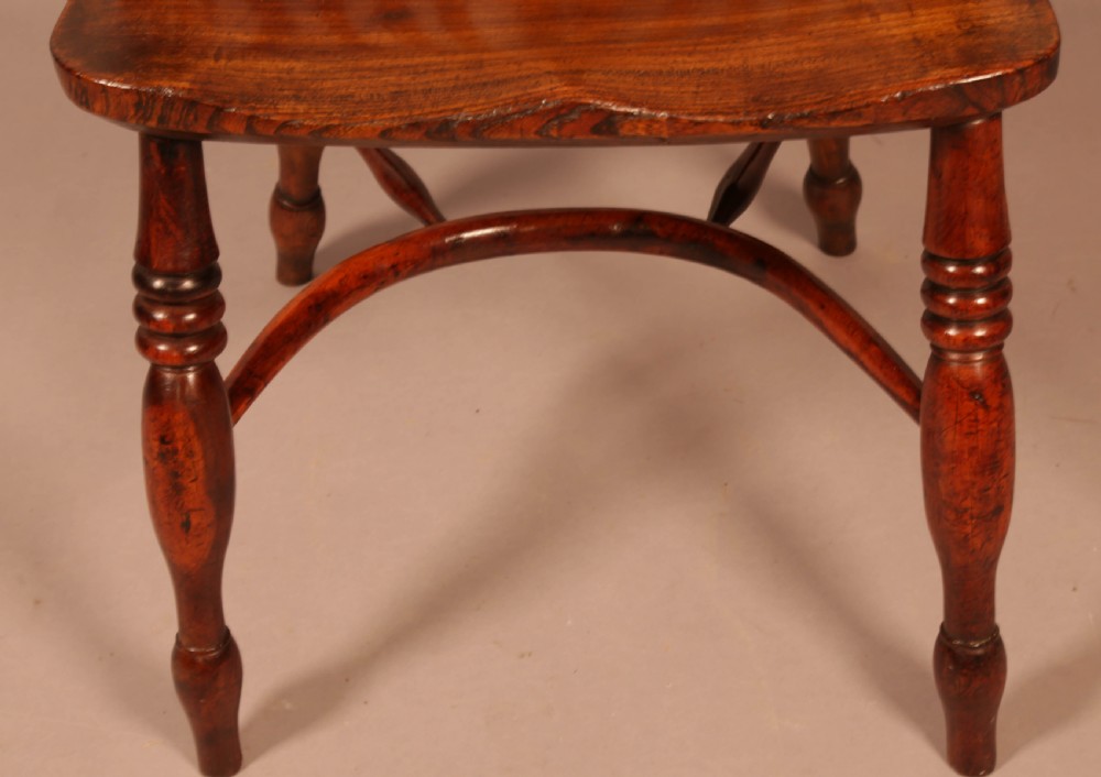 A Yew Wood High Windsor Chair Benjamin Gilling View XI