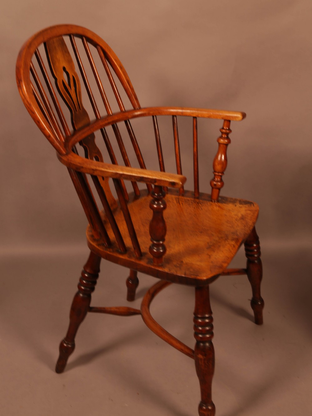 A Set of 3 low Back Windsor Chairs View IV