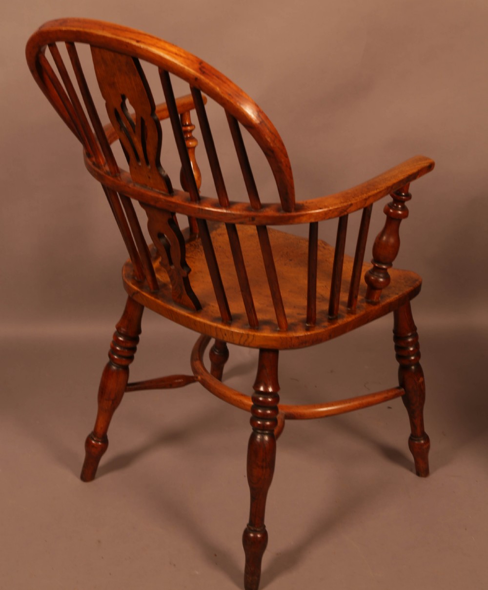 A Set of 3 low Back Windsor Chairs View V