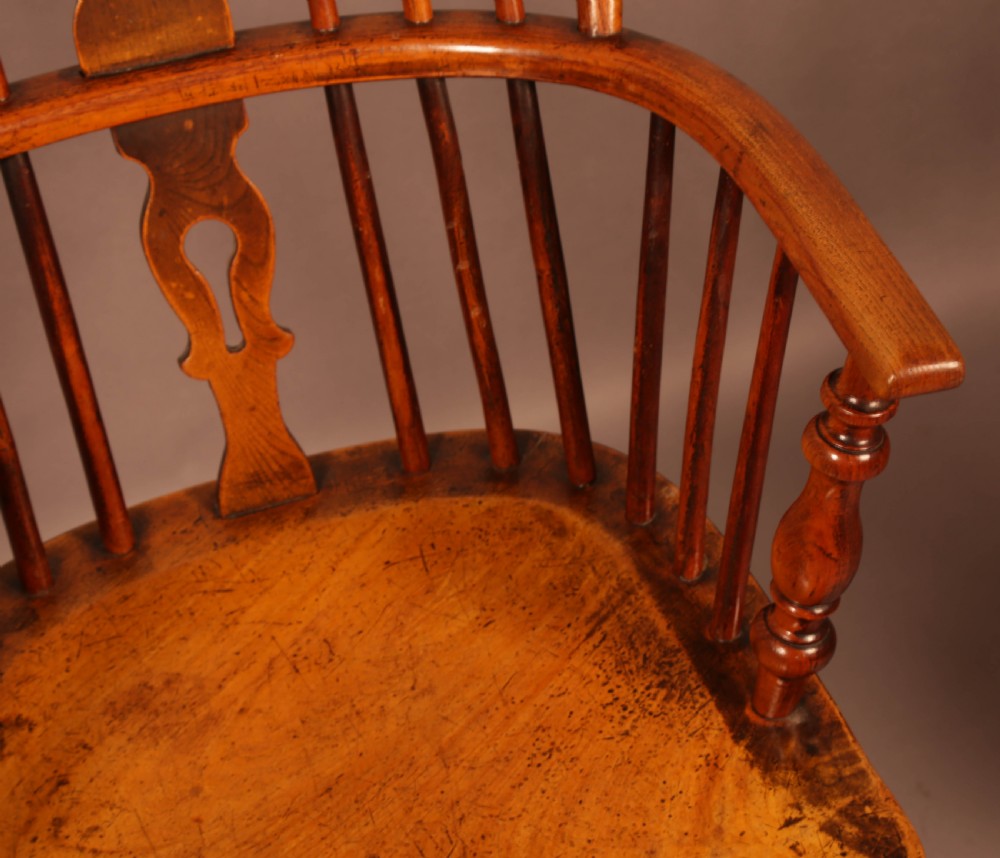 A Set of 3 low Back Windsor Chairs View IX