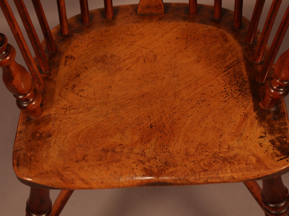A Set of 3 low Back Windsor Chairs View X