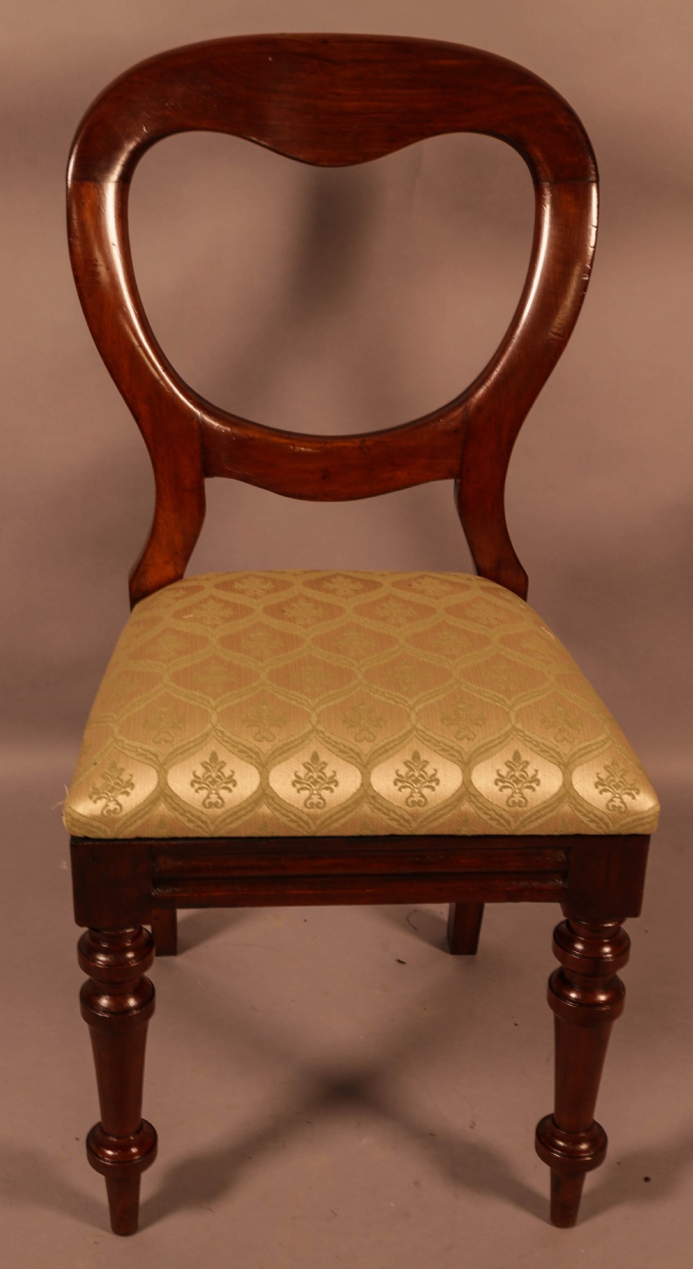 A Quality Set of 12 Victorian Balloon Back Dining Chairs View VII