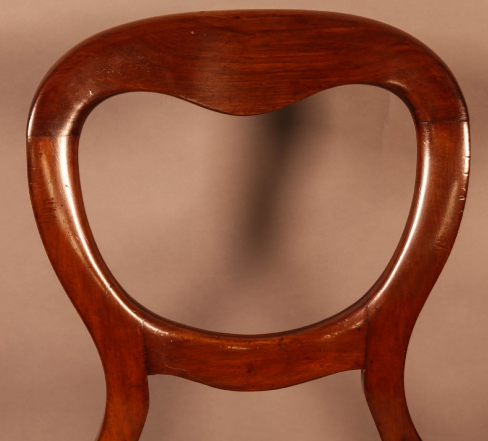 A Quality Set of 12 Victorian Balloon Back Dining Chairs View XI