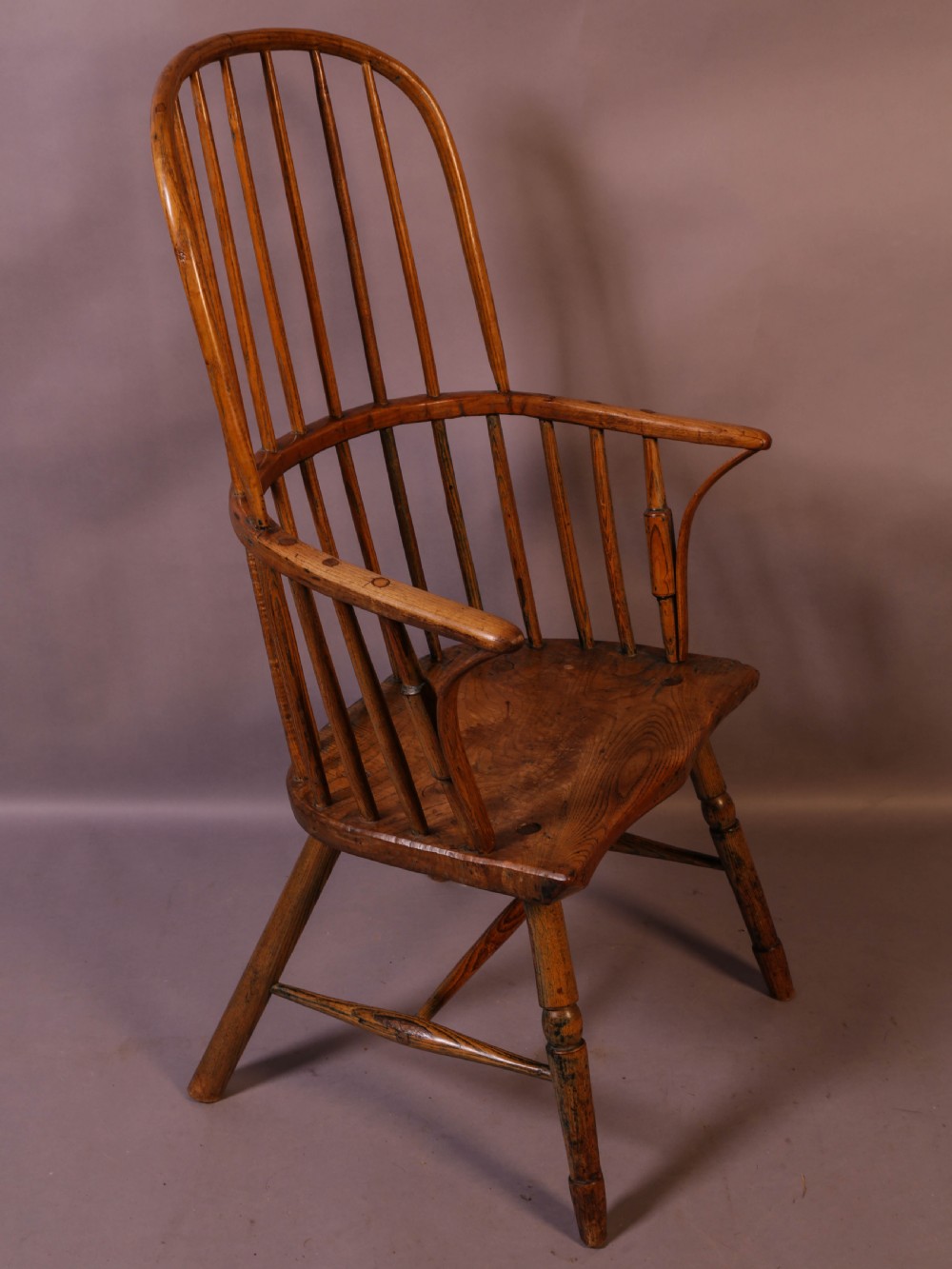 An 18th century Stick Back Windsor Chair