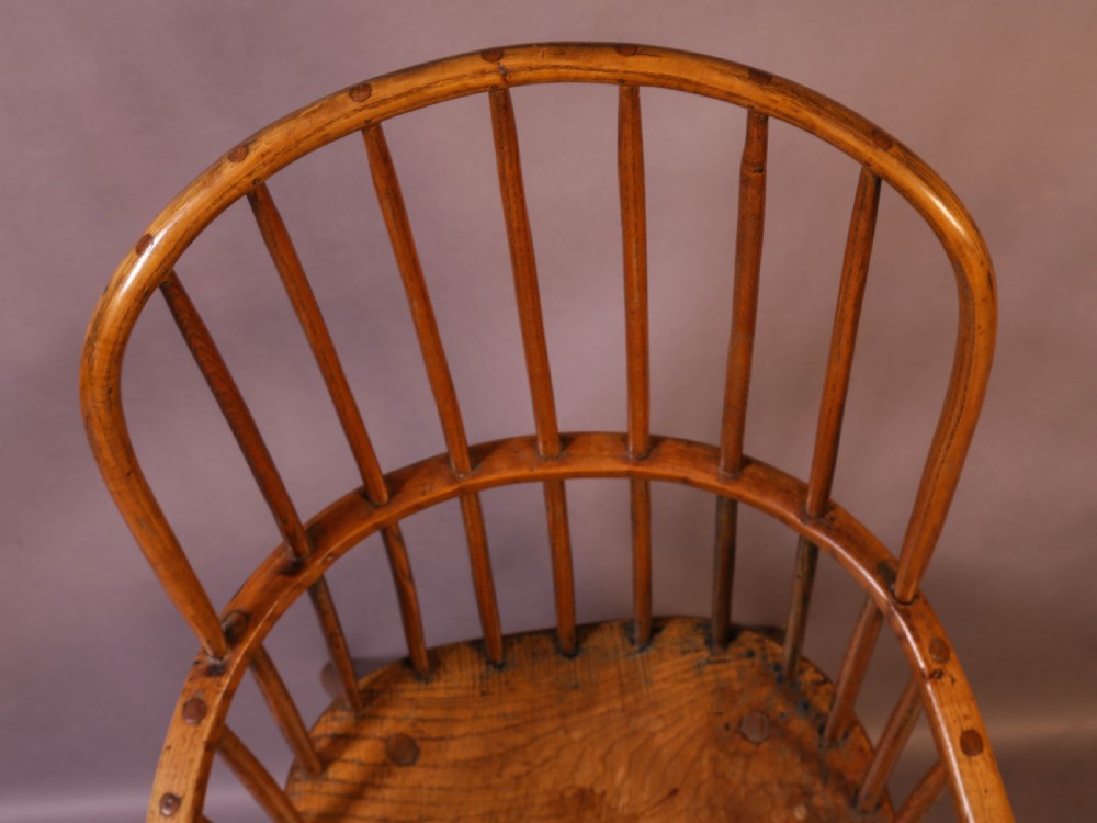 An 18th century Stick Back Windsor Chair View X