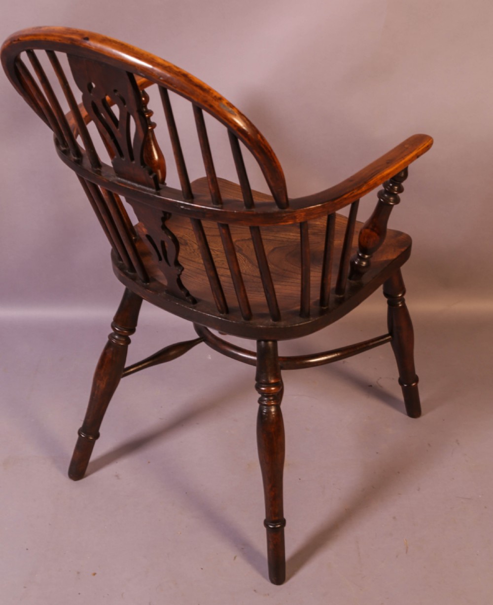 A Yew Wood Windsor Chair Rockley Maker View III