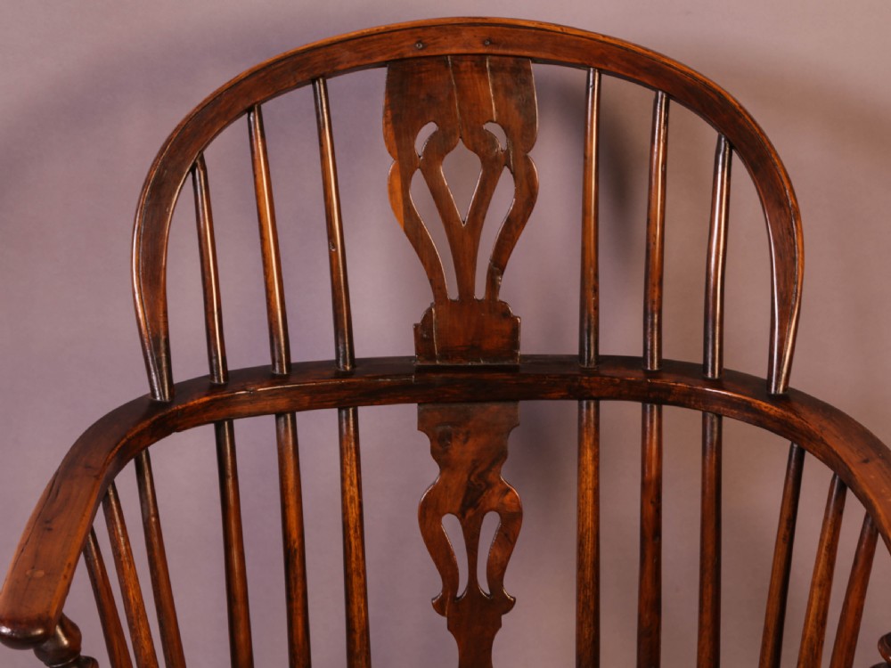 A Yew Wood Windsor Chair Rockley Maker View V