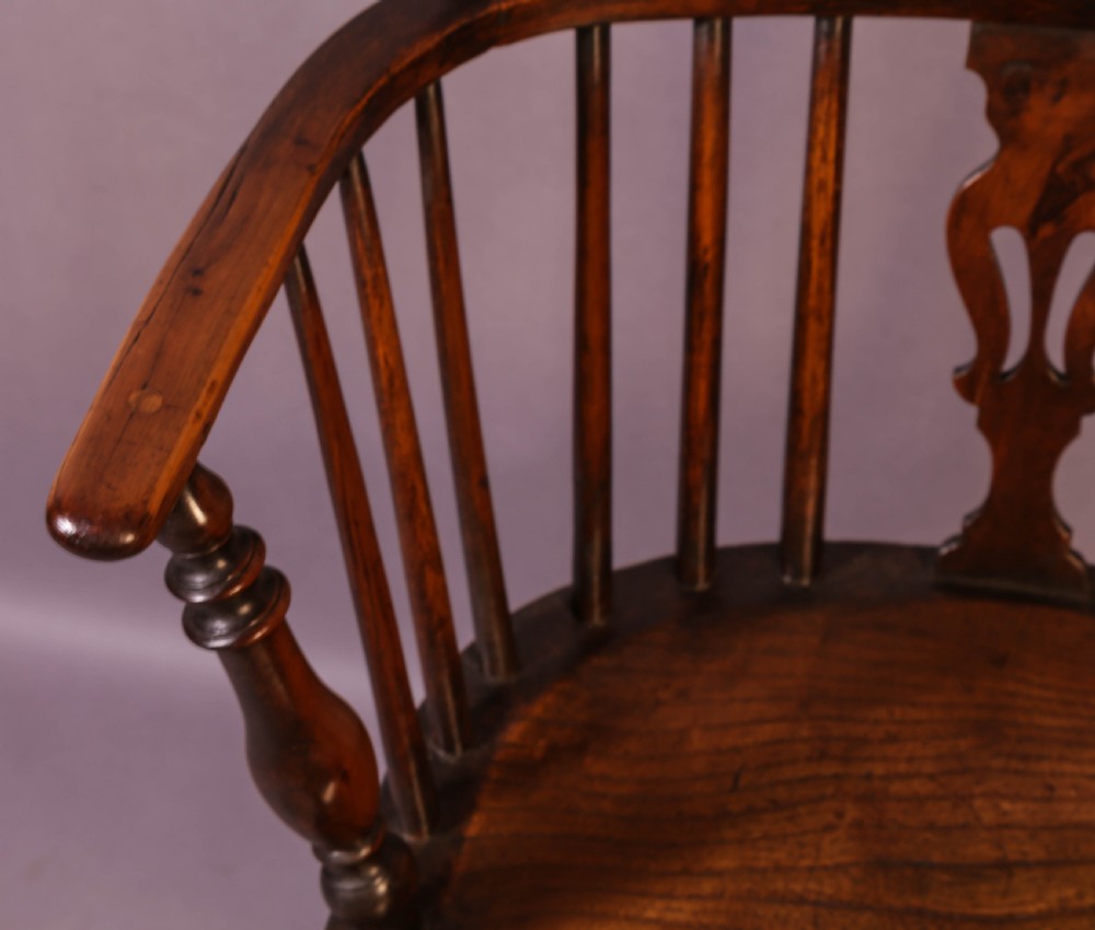 A Yew Wood Windsor Chair Rockley Maker View VI