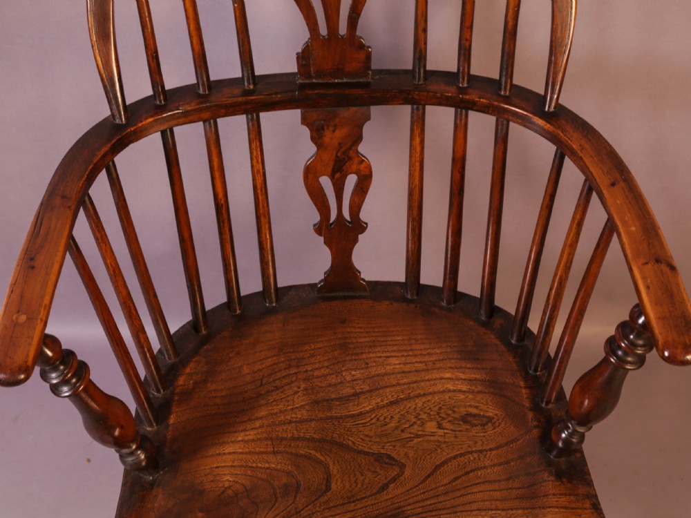 A Yew Wood Windsor Chair Rockley Maker View IX