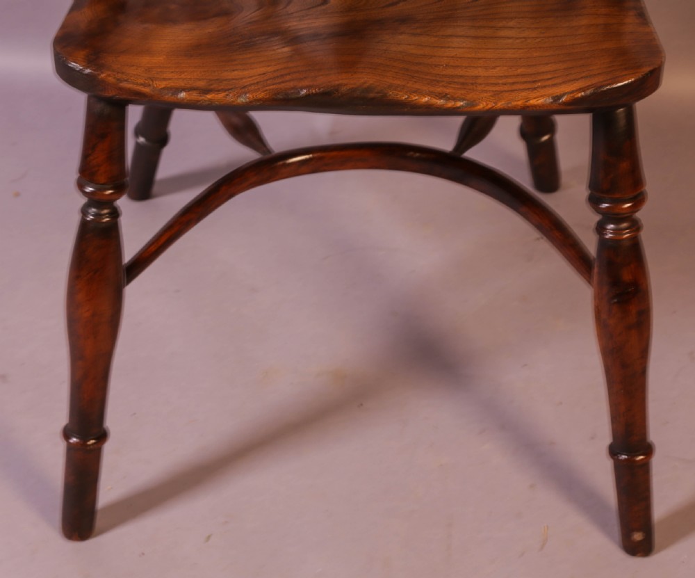 A Yew Wood Windsor Chair Rockley Maker View X