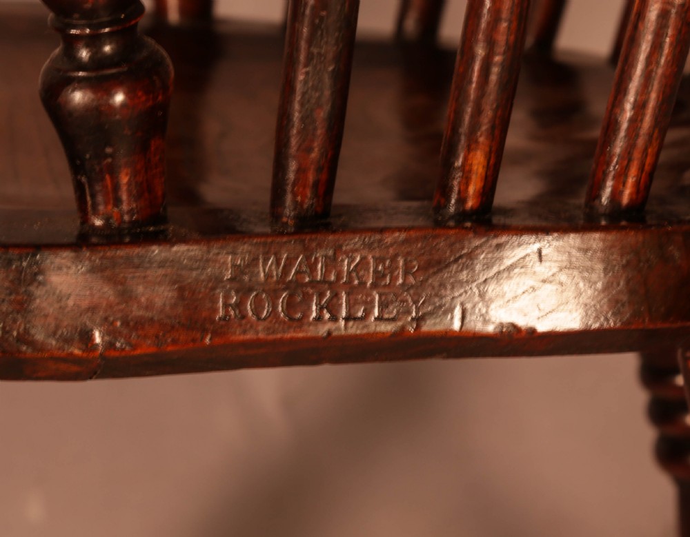 Low Windsor Chair stamped Fred Walker View X