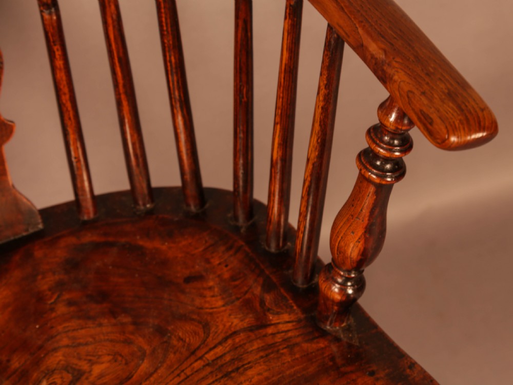 Low Windsor Chair stamped Fred Walker View XI