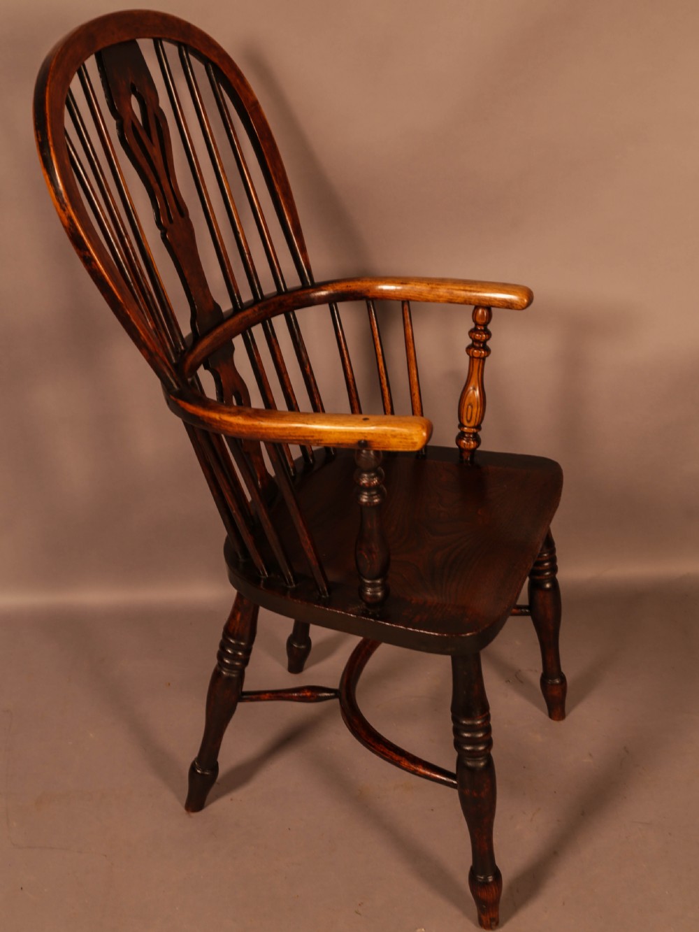 A High Back Windsor Chair Ash and Elm Rockley Maker