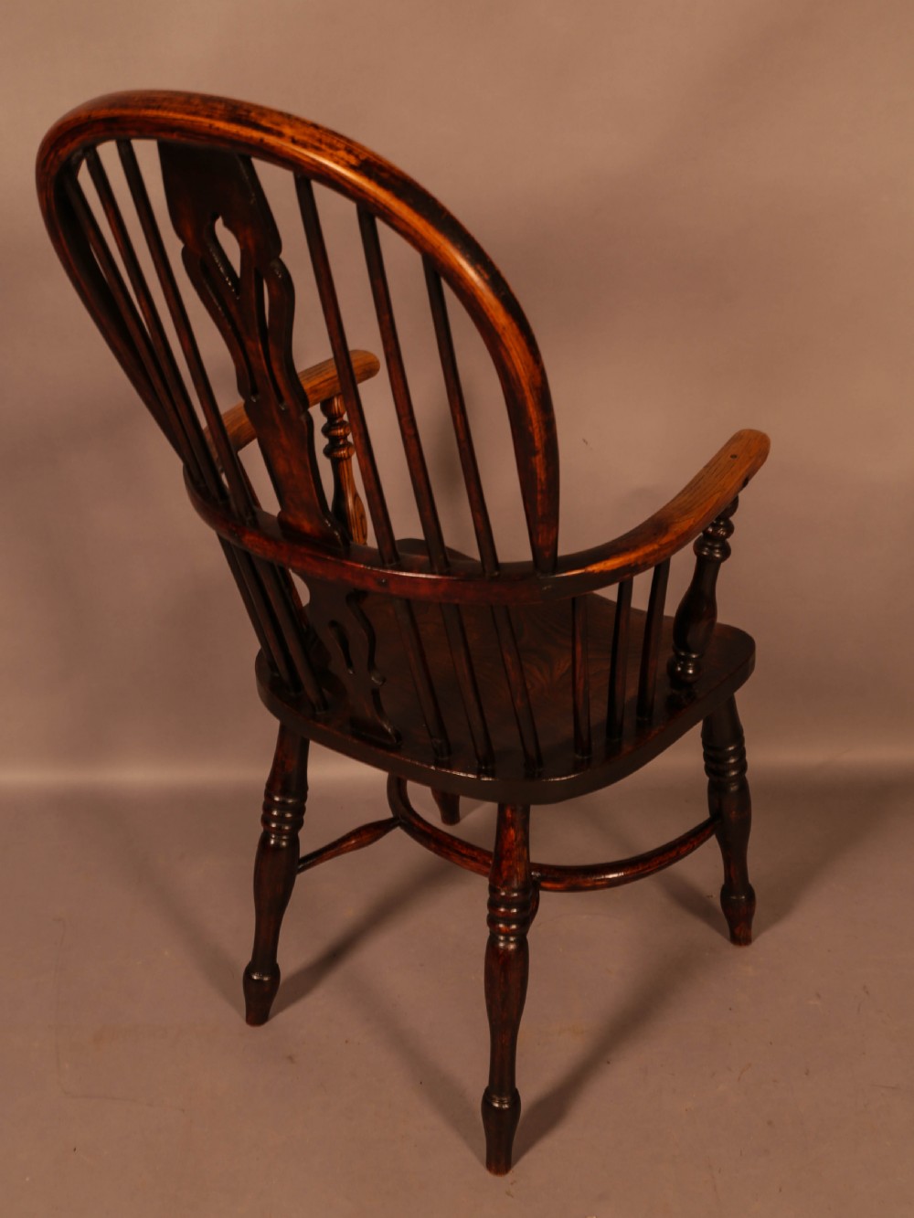 A High Back Windsor Chair Ash and Elm Rockley Maker View III