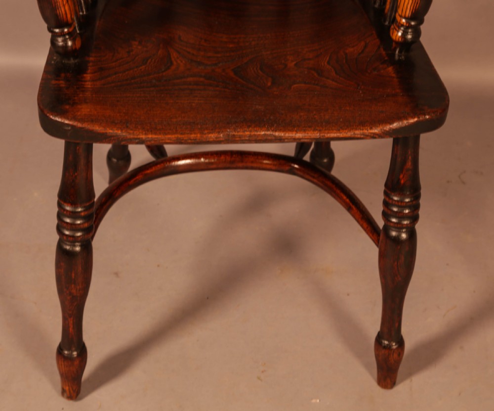 A High Back Windsor Chair Ash and Elm Rockley Maker View IV