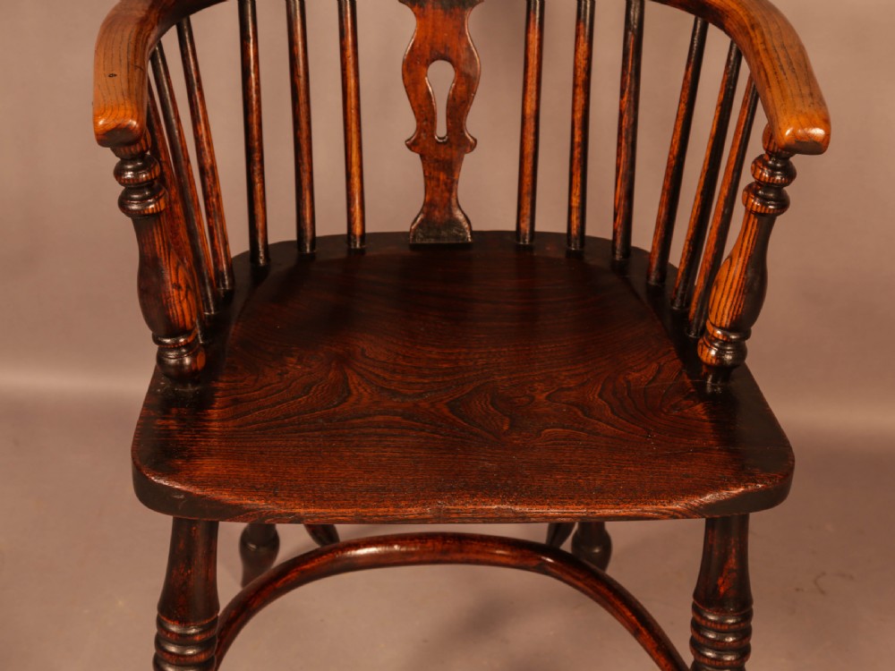 A High Back Windsor Chair Ash and Elm Rockley Maker View V