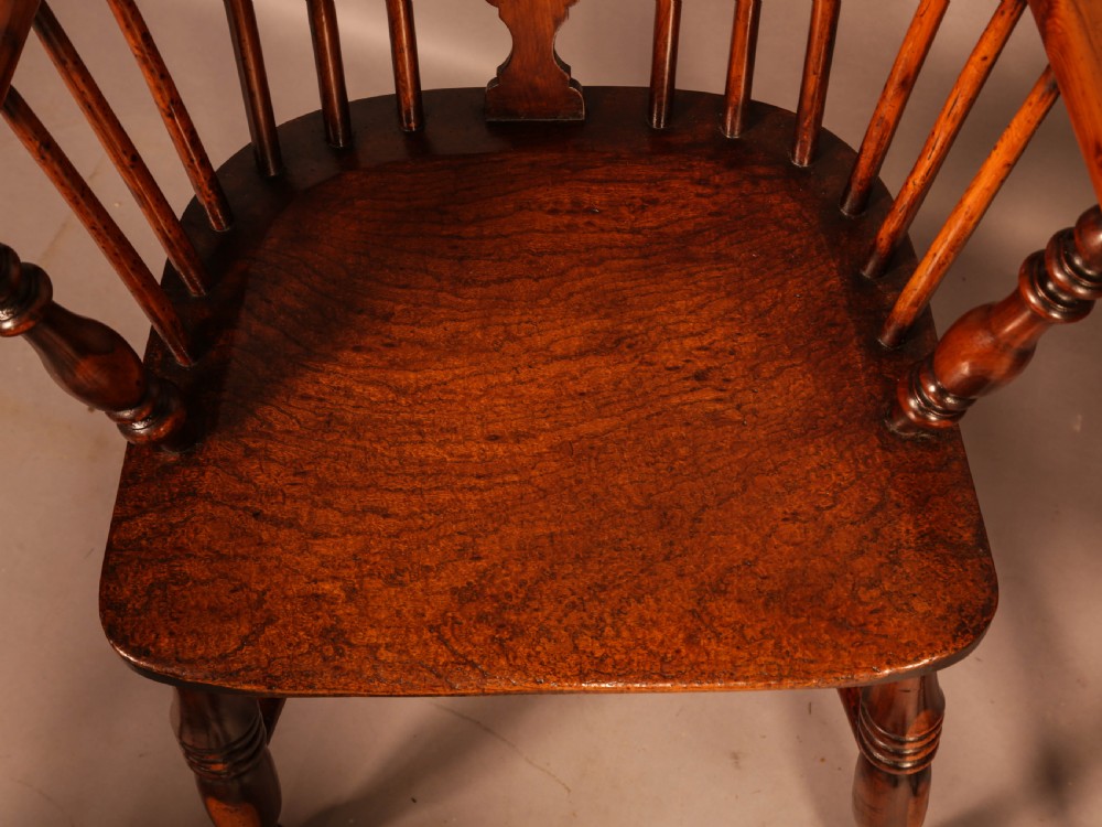 A Set of 4 Yew Tree Windsor Chairs Rockley Workshop View VIII