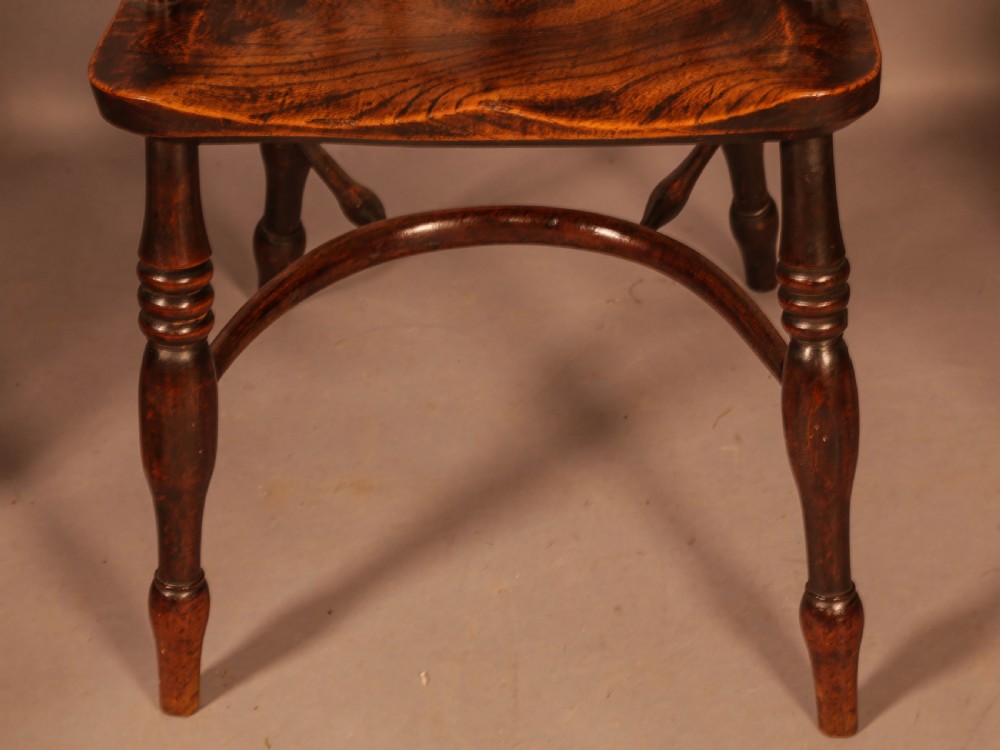 A Set of 4 Yew Tree Windsor Chairs Rockley Workshop View XIX