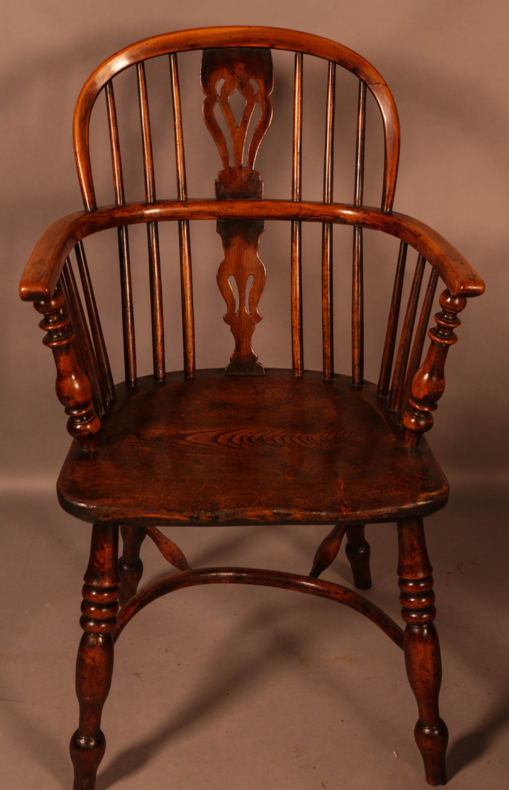 A Set of 4 Yew Tree Windsor Chairs Rockley Workshop View XXI