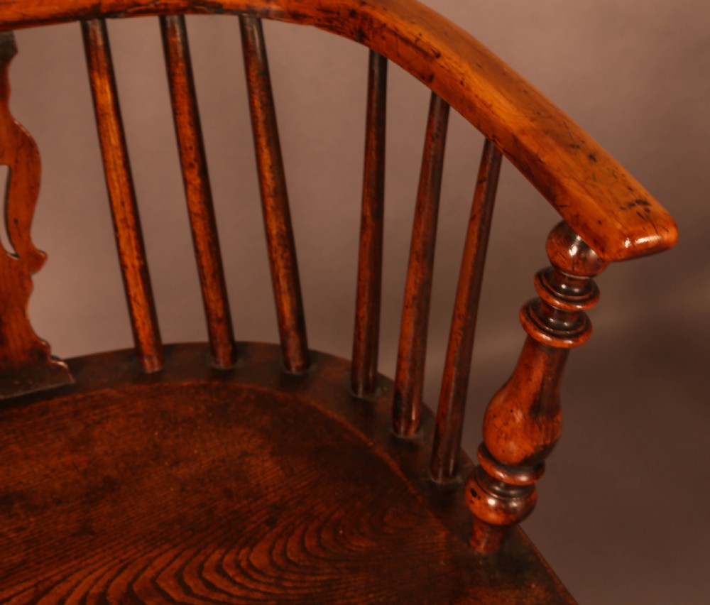 A Set of 4 Yew Tree Windsor Chairs Rockley Workshop View XXIII