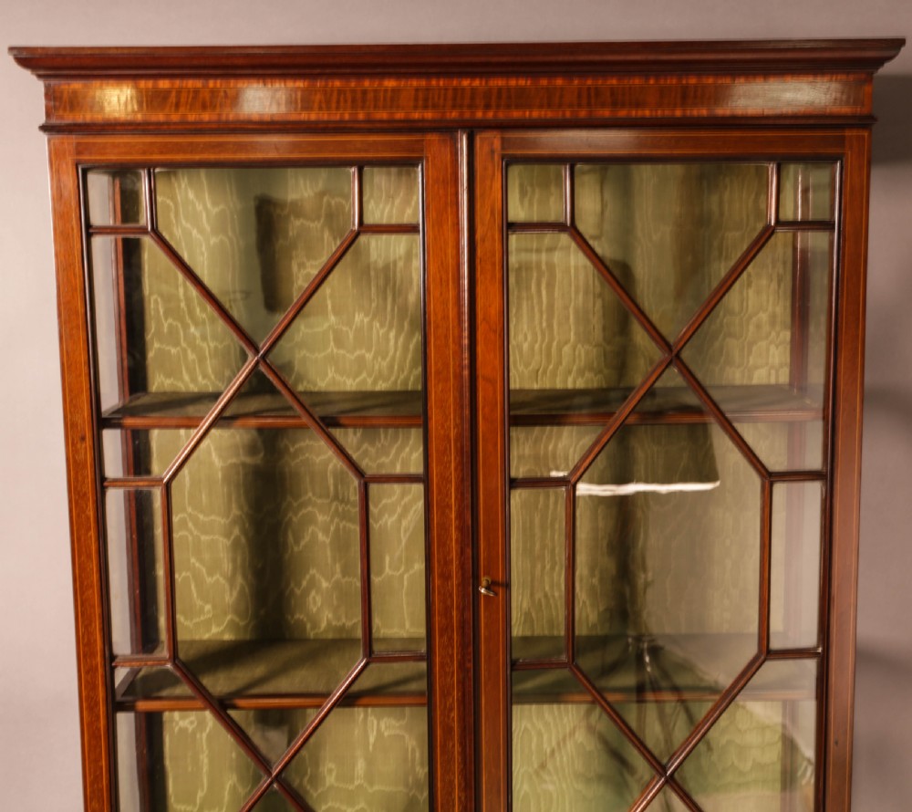 A Late Victorian Salon Cabinet Satinwood  View VI