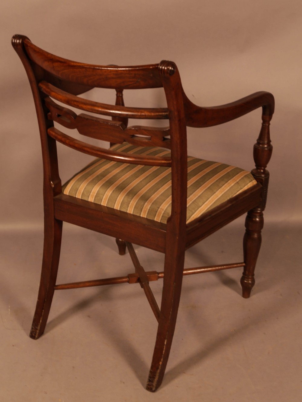 A Rare set of 10 Regency Period Mahogany Dining Chairs View VIII