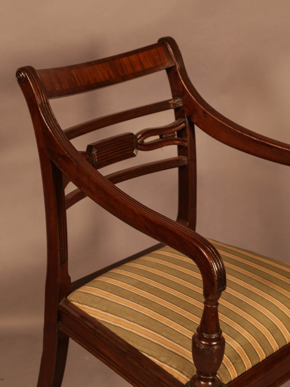 A Rare set of 10 Regency Period Mahogany Dining Chairs View XII