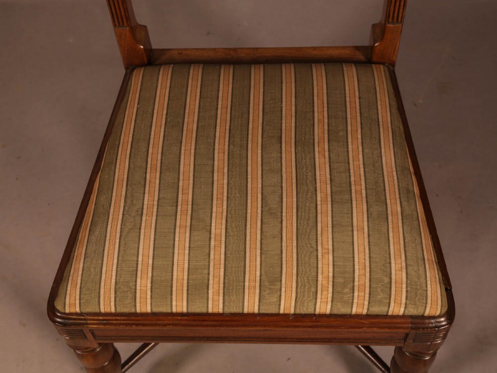 A Rare set of 10 Regency Period Mahogany Dining Chairs View XVII