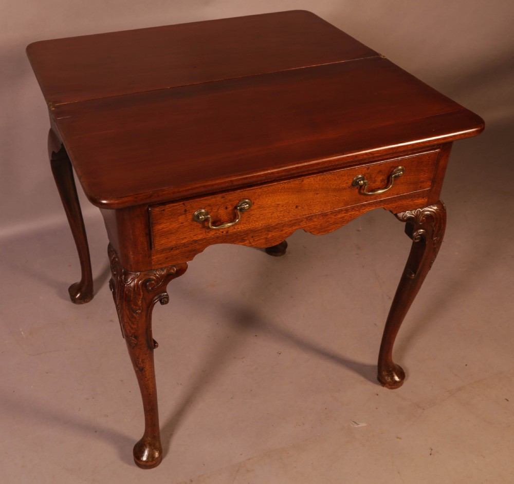 A George II Tea Table Cabriole legs carved knee View VIII
