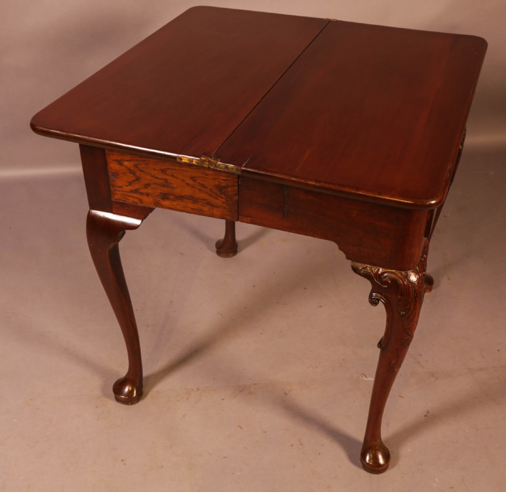 A George II Tea Table Cabriole legs carved knee View IX