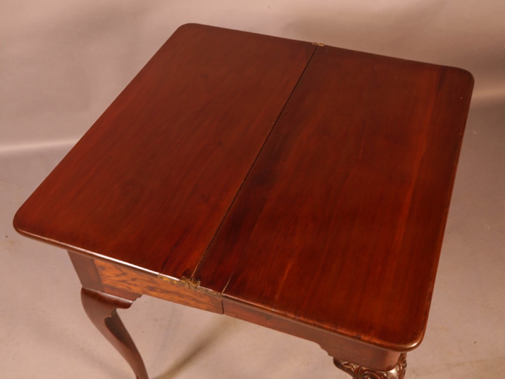 A George II Tea Table Cabriole legs carved knee View X